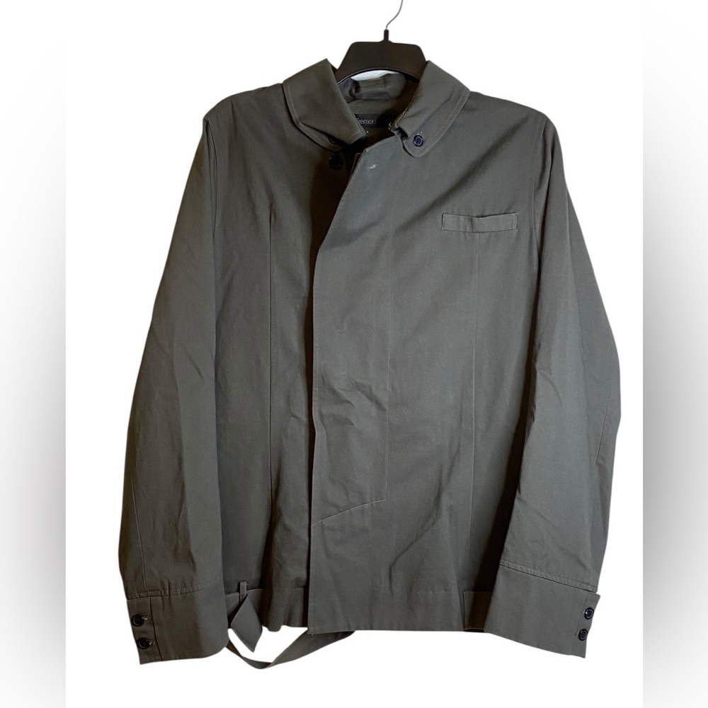 Fremont Apparel Co Los Angeles Vintage Gray Moody Utility Jacket Women’s Size L - Picture 2 of 10